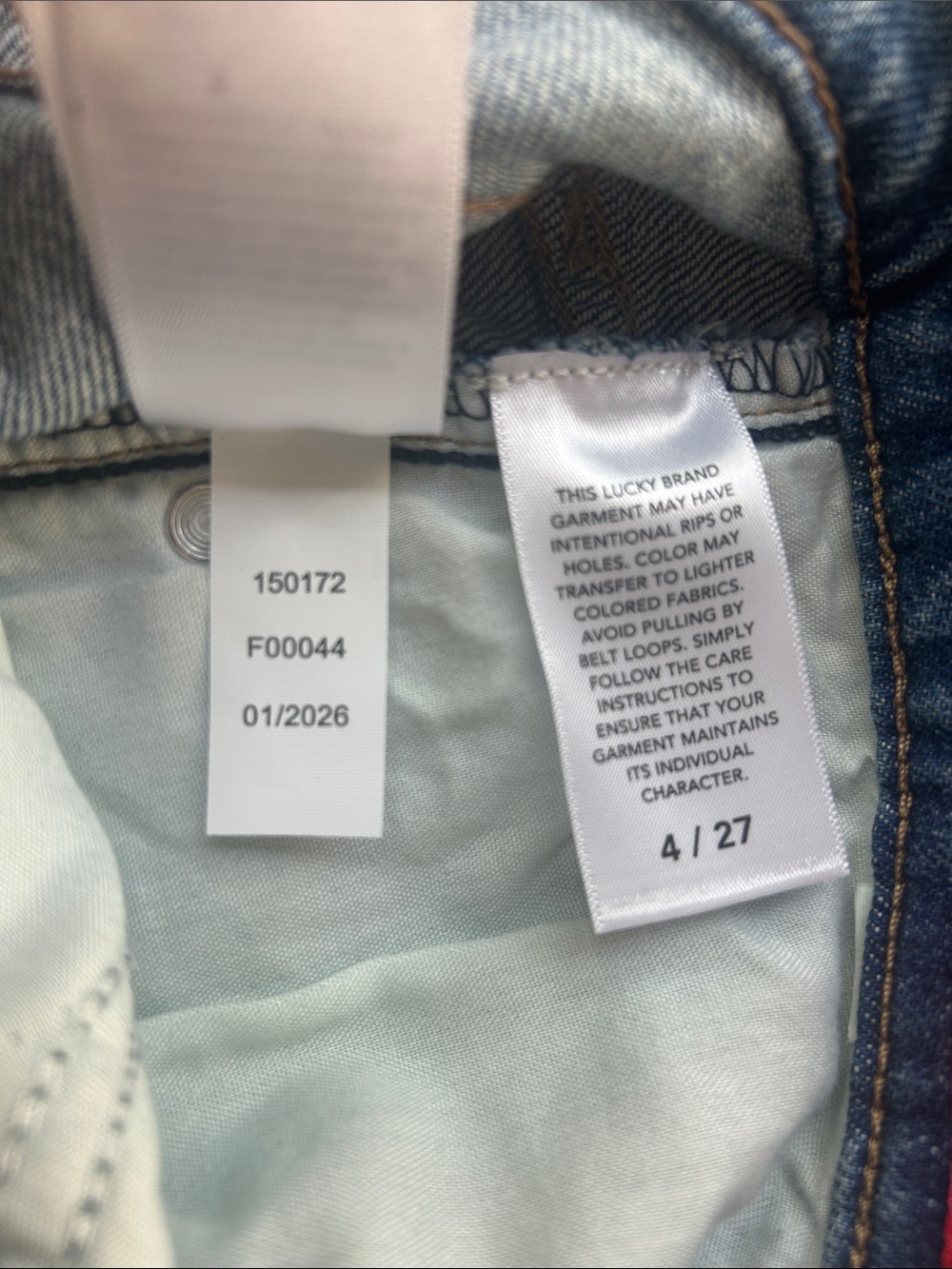 Lucky Brand Light Blue Distressed Denim Cutoff Shorts - Picture 4 of 6
